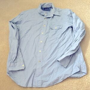 Nautica men’s button down long sleeve shirt Large